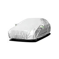 Prelata Auto Impermeabila Universala, Culoare Gri, Cu Dungi Reflectorizante, Marimea XXL, Neo