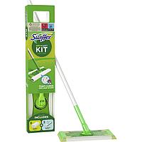 Mop Umed/Uscat Swiffer Trap & Lock 1 Mop, 8 Rezerve lavete uscate + 3 Rezerve lavete umede