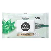 Servetele umede Papilion Aloe Vera cu capac, 100buc