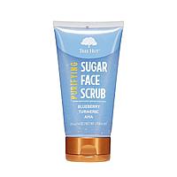 Exfoliant pentru fata Blueberry Turmeric, Tree Hut, 210 grame