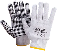 MANUSI GRADINA PUNCT NEGRU TRICOTATE / M: 10