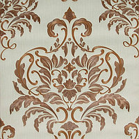 Tapet clasic baroc, bronz, maro, dormitor, living, vinil, extralavabil, 02437-90