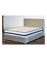 Saltea ortopedica, iris super lux comfort, 140x190x26cm, fermitate tare, cu plasa de arcuri tip bonell, sistem