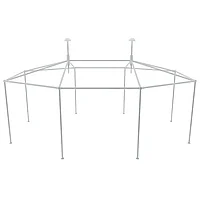 Cort Petrecere în Aer Liber Stâlpi Cort Set Accesorii pentru Asamblare