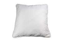 Perna matlasata antialergica PureDream Coneltex, dimensiuni 60 x 60 cm, patrata, culoare alba, umplutura