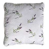 Perna lavanda matlasata antialergica LavenderDream Coneltex, dimensiuni 60 x 60 cm, patrata, culoare alba,