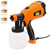 Pistol electric de vopsit cu duze în 3 dimensiuni 500 W 800 ml