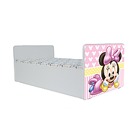 Pat fetite Minnie 2 Gama Nani, cu Saltea SafeNest 180x80x8 Cm, 2-16 Ani Ptv8377
