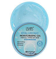 USHAS Hyaluronic Moisturizing Gel , Gel Hidratant cu Acid Hialuronic pentru Toate Tipurile de Ten, 300ml