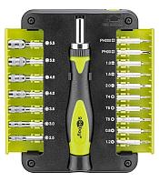 Set surubelnita 17biti CrV 3x capete plane 1mm 1.5mm 2mm 2x Phillips