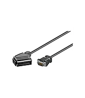 Cablu SCART la VGA 15 pini monitor 5m Goobay