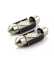Set LED auto 41mm C5W si C10W pentru interior / portbagaj 12V 3W