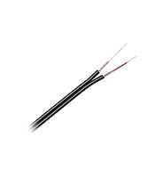 Cablu 2x RCA 3 mm negru rola pret 1m KAB0203