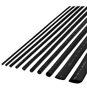 Tub termocontractabil 10mm 0.5m negru 1buc REBEL NAR0251.1-0.5