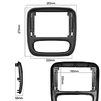 Kit Rama Adaptoare dedicata Renault Trafic 2014-2022 / Opel Vivaro 2015-2019, pentru navigatie cu android,
