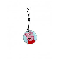 Cartela Interfon Tag EM4305, Clonabil , Set 10 bucati, Epoxy, Purcelus Roz