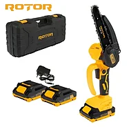 Fierastrau cu lant si acumulator ROTOR RMC21-6, 12m s, 21V 2Ah