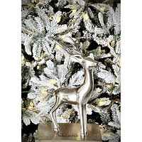 Cerb argintiu nichel/aluminiu, 23x12x42cm