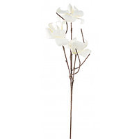 Magnolie artificială decorativă albă din spumă, 112cm