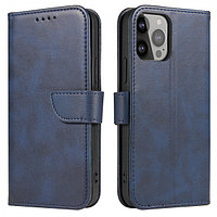 Husa pentru Samsung Galaxy A14 A145 / A14 5G A146, OEM, Smart Magnetic Flip, Bleumarin