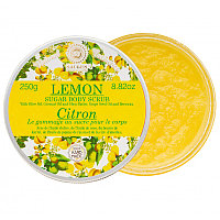Saules Exfoliant Corp cu Zahar aroma de Lamaie 250g