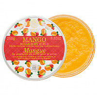 Saules Exfoliant Corp cu Zahar aroma de Mango 250g