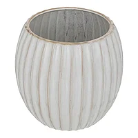 Vas Ferdan ceramic pakoworld în culori alb-bej D19x18cm 19x19
