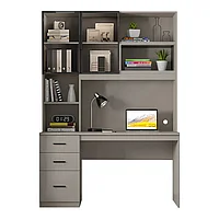 Birou-bibliotecă Citoro pakoworld MDF în culoare bej 120x50x180cm 50x120