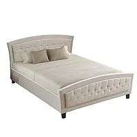 Pat dublu Camaro din material pakoworld în culoarea bej de 160x200cm 218x170