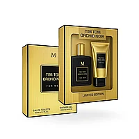 Caseta cadou barbati parfum si gel de dus - oriental floral intens- inspirat Velvet Orchid Tom Ford - Magrot