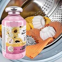 Set parfum concentrat pentru rufe, Pure Garden, 250 ML si 4 bile reutilizabile pentru a preveni incurcarea