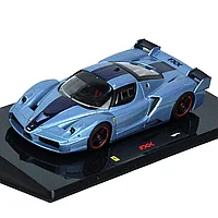 Ferrari Fxx bleu cu vitrina plexiglass - 1/43 Hot Wheels Elite