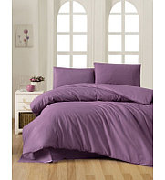 Lenjerie de pat dublu bumbac ranforce Supreme Patik, Plum