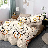 Lenjerie de pat 2 persoane, bumbac finet, 6 piese, 2 fete, SP943 Bumbac finet 100%, 200 x 230 cm, 55 x 80 cm