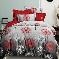 Lenjerie de pat 2 persoane, bumbac finet, 6 piese, 2 fete, SP999 Bumbac finet 100%, 245 x 250 cm, 200 x 230