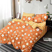 Lenjerie de pat 2 persoane, bumbac finet, 6 piese, 2 fete, SP713 Bumbac finet 100%, 245 x 250 cm, 200 x 230