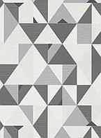 Tapet decorativ modern, stil geometric, model cu triunghiuri - Novara III - Erismann 10119-34