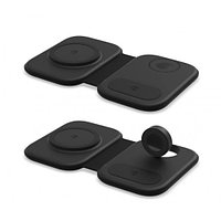 Incarcator wireless 3 in 1, IKATAK, compatibil iPhone 16,15,14,13,12, Apple Watch, Airpods, putere 3W/15W,