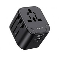 Incarcator de calatorie USAMS, USB, 5V, 2 porturi USB 2.4A