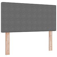 Cap De Pat Cu Led, Design Simplu, Gri Deschis, 80 Cm, Material De Catifea