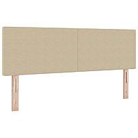 Cap De Pat Led Design Simplu Verde Deschis Gri 72 Cm Tapițerie Din Catifea