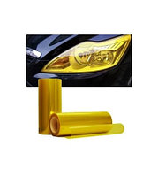 Rola folie protectie faruri/stopuri material tph galbena premium cu