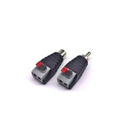 Mufa rca mama / tata cu terminal push