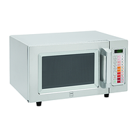 Cuptor microunde profesional ,1000 W, 5 nivele de putere,memorie 100 programe,Panou operare digital,Inox