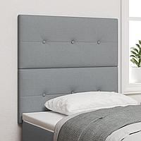 Lampă de cap cu LED Gri deschis 100 cm Textil