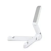 Suport universal pentru tableta sau telefon, EVTrend®, pentru birou, pliabil, flexibil, portabil, Alb