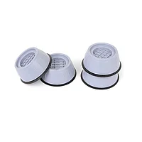 Set 4 suporturi, antivibratie, antiderapare, antizgomot, pentru masini spalat rufe si uscatoare, frigider,