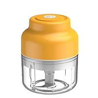 Mini Tocator EVTrend® Portabil cu Lame Metalice si Incarcare USB, Galben