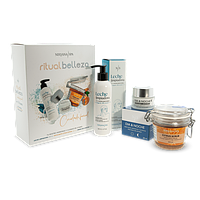 Pachet ritual de frumusete, crema de zi/noapte, exfoliant cu citrice si lapte demachiant