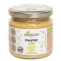 Mustar cu Usturoi ecologic - 195g